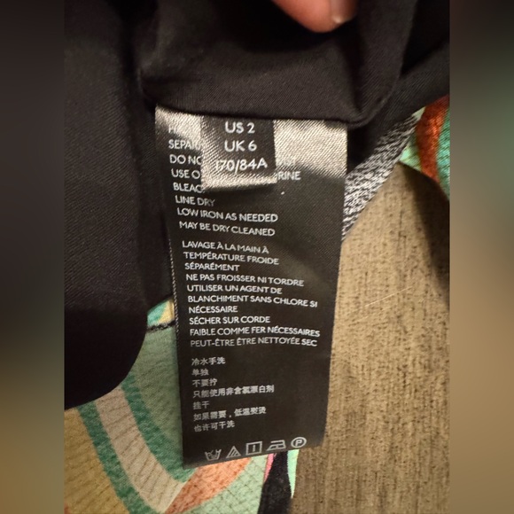 By Anthropologie Kenzie Asymmetrical Midi Dress..size 2 - Picture 14 of 16